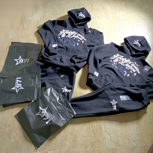 Sweat à capuche pour homme en coton lourd 100% avec logo imprimé en relief personnalisé, service OEM, caractéristiques écologiques et séchage rapide - Product Image 1