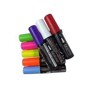 Marcadores de <span class=keywords><strong>tiza</strong></span> líquida borrables en seco personalizados, rotuladores de ventana Jumbo de 15mm - Product Image 1