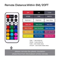 Éclairage LED sans fil pour placard et armoire, lumières d'ambiance LED sous-meuble avec télécommande, éclairage de placard