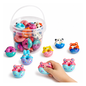 Juguete Blandito de Donut de Animal de Dibujos Animados, de Subida Lenta, para Alivio del Estrés, Ideal para Exhibición Minorista, Regalo de San Valentín, Recompensa Escolar, Venta al por Mayor - Product Image 2