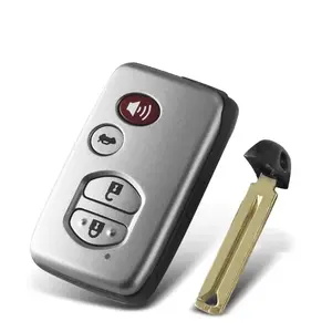 4 Buttons Smart Remote Key Case Fob Shell For Toyota Aurion Avalon Landcruiser Camry Highlander RAV4