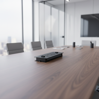 Module de table de conférence personnalisable avec prise électrique escamotable et rotative intégrée