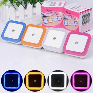Sensor Night Light Automatic on Off Sensor Lights <b>Plug</b> Into Wall Stair Lamp for Stairway <b>Bathroom</b> Room Garage Cabinet Bedroom - Product Image 2