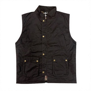 Mens Casual Canvas <b>Vests</b> Chocolate Brown Lightweight Durable Breathable Winter Outdoor <b>Utility</b> <b>Vest</b> Rugged Custom Design - Product Image 2