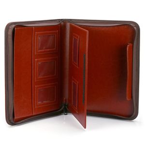Maletín de Cuero PU Impermeable, Clásico, Suave, con Tapa Dura, para Guardar Llaves y Documentos - Product Image 1