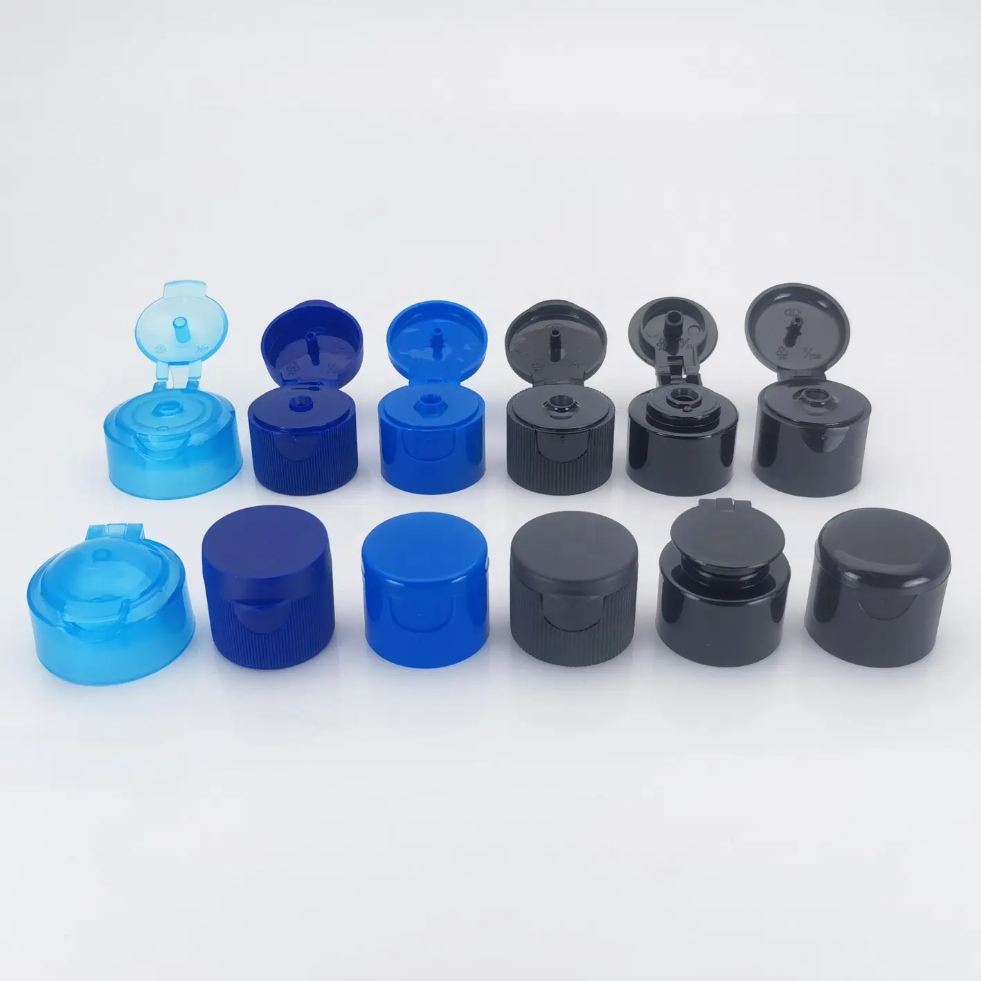 Matériau Snap Top Cover 24 Mm Surface lisse Flip Top Cap Arrivées Pp Nouvelles bouteilles XL Emballage plastique pour la couverture Accepter H24-1