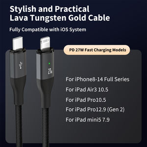 Câble de charge rapide intelligent 27W IOS à arrêt automatique pour iPhone 6-14 iPad - Product Image 1