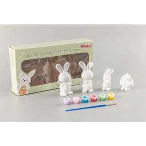 Easter <b>Rabbit</b> Plaster Doll Coloring <b>Toys</b> DIY Graffiti Set <b>for</b> Children's Intellectual Development Model Coloring - Product Image 6