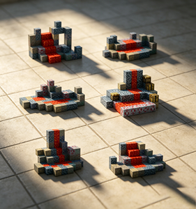 Cubos de Construcción Magnéticos de Lujo de 81 Piezas con Cuerpo de Vinilo de Silicona en Caja de PVC para Aprendizaje STEM en Jardín de Niños - Product Image 4