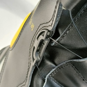 รองเท้าบู๊ตหนังสีดำกันความร้อนหัวเหล็กสำหรับนักผจญเพลิง - Product Image 6