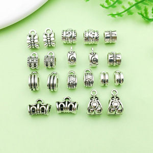 Antique <b>Silver</b> Alloy <b>Charms</b> Butterfly Shape DIY Jewelry Accessories For <b>Bracelet</b> Necklace Unisex Everyday Wear - Product Image 1