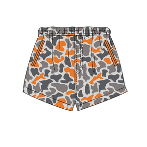 Shorts décontractés pour enfants garçons, imprimé camouflage personnalisé printemps-automne, thème équipe universitaire de football, vêtements pour enfants - Product Image 5