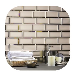 Customized Modern Decorative <b>Mirror</b> Wall Art <b>Small</b> Size Beveled Edges <b>Mirror</b> Tiles for Wall Decoration - Product Image 3