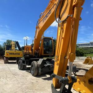 Excavadora de Ruedas Usada Hyundai 210W-9T 210W de 21 Toneladas Fabricada en Corea, Excavadora de Ruedas Usada Hyundai 210 210W 210W-9 210-9 210-9T - Product Image 4