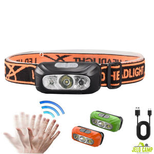 Lampe frontale LED miniature à vente rapide, rechargeable par USB, équipement de <span class=keywords><strong>camping</strong></span> et de randonnée, détection, vision nocturne - Product Image 1