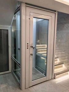 Alta qualità moderno AC <span class=keywords><strong>5</strong></span> persone residenziale ascensore con sistema idraulico di sicurezza per uso domestico o in fabbrica - Product Image 4