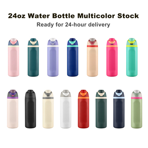 Nueva botella de agua aislada <span class=keywords><strong>16oz</strong></span> 19oz 24oz 28oz 32oz botella de agua de acero inoxidable para viajes - Product Image 2