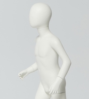 Mannequin enfant en fibre de verre grandeur nature avec tête, pour vitrine, modèle européen original