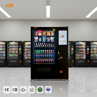 Distributeur automatique de grande capacité vend des collations et des boissons à des prix bas, livré avec une équipe de service après-vente professionnelle pour l'aider à l'utiliser