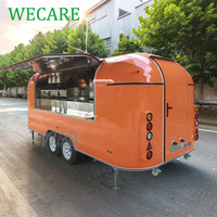 WECARE Remolque de Comida Móvil Personalizado para Cafetería, Bar, Kebab, Helados, Ideal para Festivales, Ferias y Eventos al Aire Libre