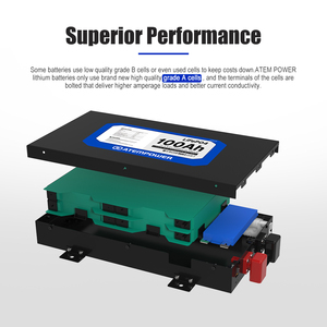 แบตเตอรี่พลังงานแสงอาทิตย์100Ah 12.8V พร้อมระบบควบคุมพลังงานอัจฉริยะ6000วงจรสำหรับแหล่งจ่ายไฟตั้งแคมป์ออฟโรด4x4 - Product Image 5