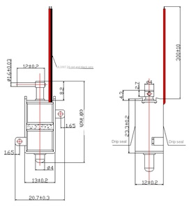 מיני לדחוף למשוך סולנואיד bistable bistable bistable bistable bistable עבור 4 מ מ "מ סולנואיד - Product Image 4