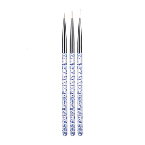 Venta caliente Nail Art Brush Tallado Pull Hook Line Pen Herramientas de manicura con cepillo extractor pintado Herramientas de punteado - Product Image 5