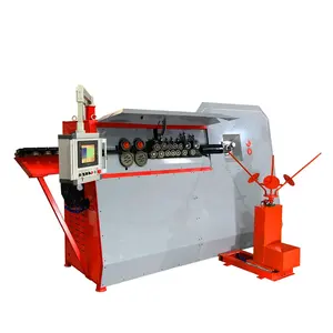 Harga Pabrik CNC Otomatis 4-12Mm Kawat Baja Behel Penyok/Memperkuat Rebar Stirrup Bending Machine