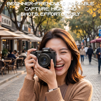 Cámara Digital con Grabación de Video HD 5K, Toma de Fotos, Zoom 18X, Portátil, Retro, para Blogging y Vlogging, Cámaras Digitales para Fotografía