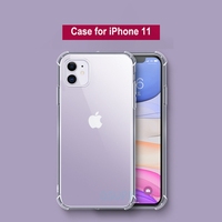 Coque de téléphone en TPU anti-choc transparente HD iPhone 12/12 Pro/12 Promax/12 Mini/11 Sport Style antichoc Silicone étui transparent