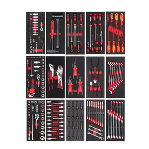 <b>Tool</b> Trolley Roller Garage Cabinet With 246PCS <b>Tools</b> Set in EVA Foam Tray for Workshop Auto Repair TC-3307R-246 <b>Tool</b> Cabinet - Product Image 2