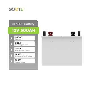 GOOTU 에너지 저장 배터리 12V 100Ah 300Ah 12.8V 1280Wh 3840Wh Lifepo4 리튬 인산철 BMS 12.8V Lifepo4 배터리 - Product Image 2