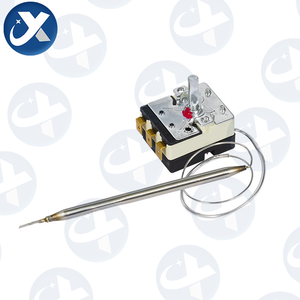 500 ℃ 20A đơn cực đôi ném cơ khí nhiệt thăm dò điều khiển điện lò nhiệt cho hộ gia đình sử dụng - Product Image 1