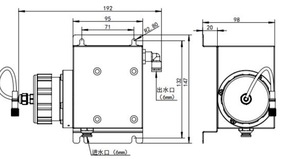 Độ chính xác cao cảm biến độ đục kỹ thuật số 220V tap Thiết bị kiểm tra nước với hiệu suất ổn định chịu được áp lực nước - Product Image 5