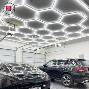Luz de techo antideslumbrante Equipo de lavado de autos Cuidado de autos Limpieza luz LED hexagonal - Product Image 5