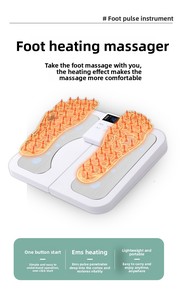 Masseur de pieds portable avec physiothérapie infrarouge, coussin de thérapie par points d'acupuncture, utilisation à domicile, 7 modèles de méridiens pour la relaxation et les soins des pieds - Product Image 3