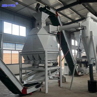 Machine de refroidissement de granulés à contre-courant pour le refroidissement de granulés de bois biomasse à haute température, garantie 1 an