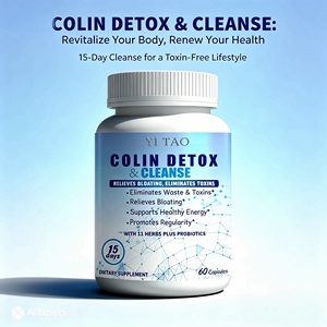 อาหารเสริมสุขภาพระบบย่อยอาหารและดีท็อกซ์ลำไส้ - แคปซูลทำความสะอาดลำไส้ด้วยยีสต์สมุนไพรธรรมชาติ - Product Image 2