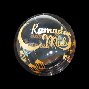 ลูกโป่งอีดมูบาร็อค ลูกโป่งโบบาใส ลูกโป่งใสสำหรับตกแต่งงานปาร์ตี้ อีดอัลฟิตร์ รุซี - Product Image 5