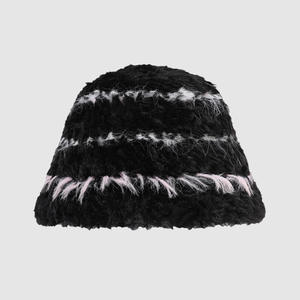 Gorro de Pescador de Invierno Informal para Mujer, Cálido, Grueso, de Punto, Adelgazante, de Felpa, para Cabezas Grandes, Disponible para Dropshipping - Product Image 2