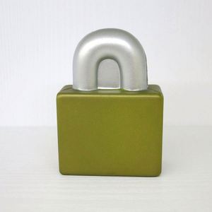 Custom Logo PU Foam Lock Stress <b>Squeeze</b> Toy Lock Key Stress <b>Ball</b> Lock Stress Reliever Toys <b>Ball</b> - Product Image 1