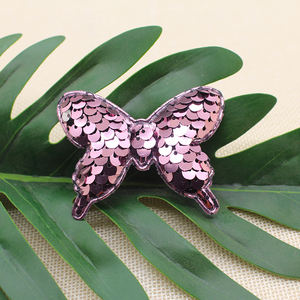 Patchs en tissu brodé papillon, pièces, étoffe stéréoscopique de haute qualité, couture sur paillettes - Product Image 3