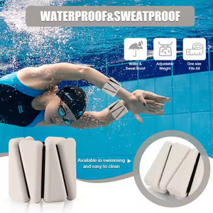 फैक्टरी मूल्य समायोज्य सिलिकॉन टखने और कलाई वजन 2lb और 4lb शक्ति प्रशिक्षण अभ्यास लोहे के साथ पहनने योग्य - Product Image 4