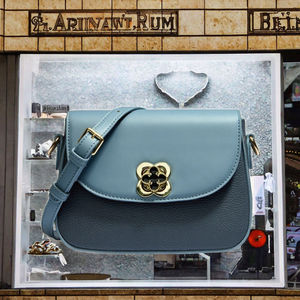 2023 nouveau cuir de vachette en cuir véritable femmes bandoulière sac de messager polyvalent carré fermeture éclair portefeuille - Product Image 3