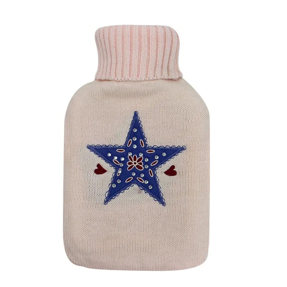 Knitted Cover Hot Water Bagウール袖温水バッグKnitting Warmer Baby Hot Water Bottle