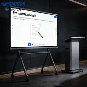 Pantallas Planas Interactivas Digitales Inteligentes de 55, 65 <span class=keywords><strong>y</strong></span> 75 Pulgadas - Pizarra Blanca Retráctil con Marcador para Reuniones <span class=keywords><strong>y</strong></span> Aulas - Pizarra Electrónica - Product Image 1