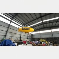 Dirigeable gonflable RC d'intérieur en PVC avec logo personnalisable pour la publicité en centre commercial, les événements et les spectacles, ballon volant