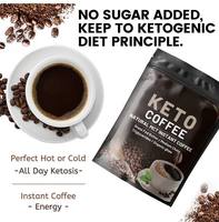 Keto Schokoladen-Kaffee mit MCT-Öl Natürlicher Mahlzeitenersatz-Drink zur Stoffwechselunterstützung Energie-Boost Sättigungs-Mix
