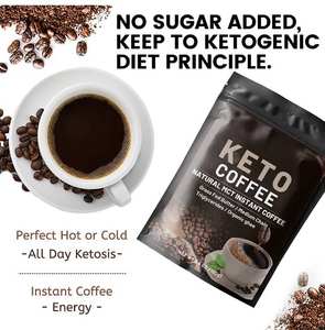 Slim Diet Keto kopi alami, coklat rasa makanan pengganti kopi detoks membakar lemak Plus langsing kontrol berat badan - Product Image 2