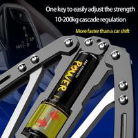 Expansor de pecho para el hogar de potencia hidráulica, entrenador de fuerza muscular de hombro, forma ajustable, ejercitador de brazo Twiser duradero